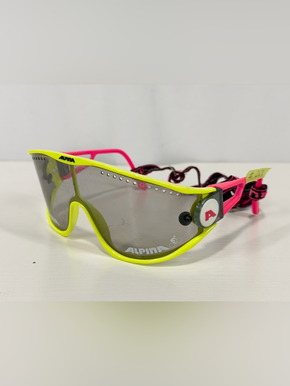 #268 RARE Vintage 1987 Alpina Super-Bike Sunglasses Made in West Germany